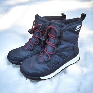 Sorel Kids Boots in Black and Red
